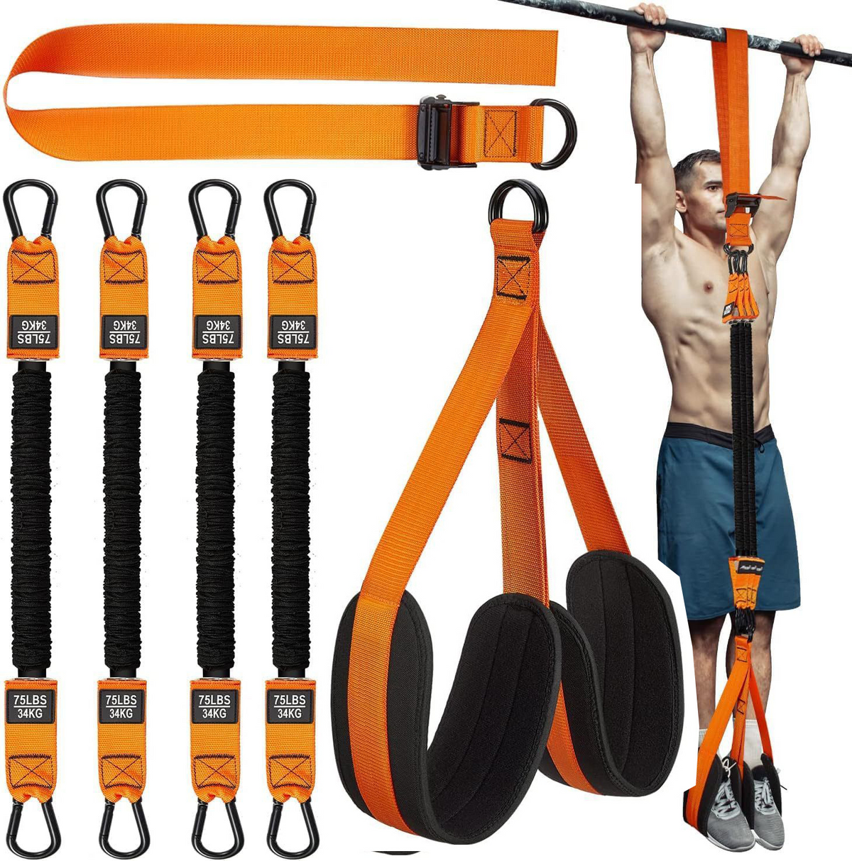 🏆Summer Clearance Special: Heavy-duty Pull Up Workout Band
