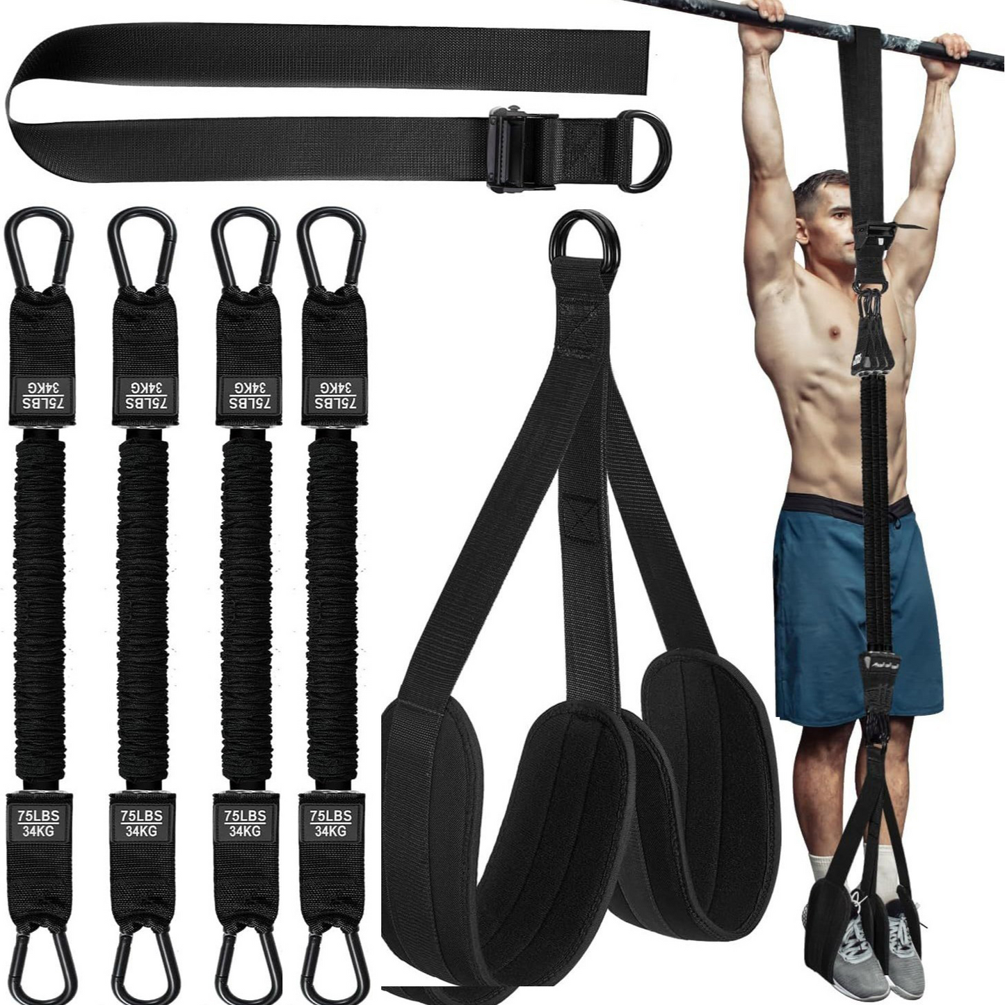 🏆Summer Clearance Special: Heavy-duty Pull Up Workout Band
